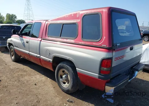 1998 Dodge Ram 1500 St from USA, damaged, VIN 1B7HC13Y9WJ184147